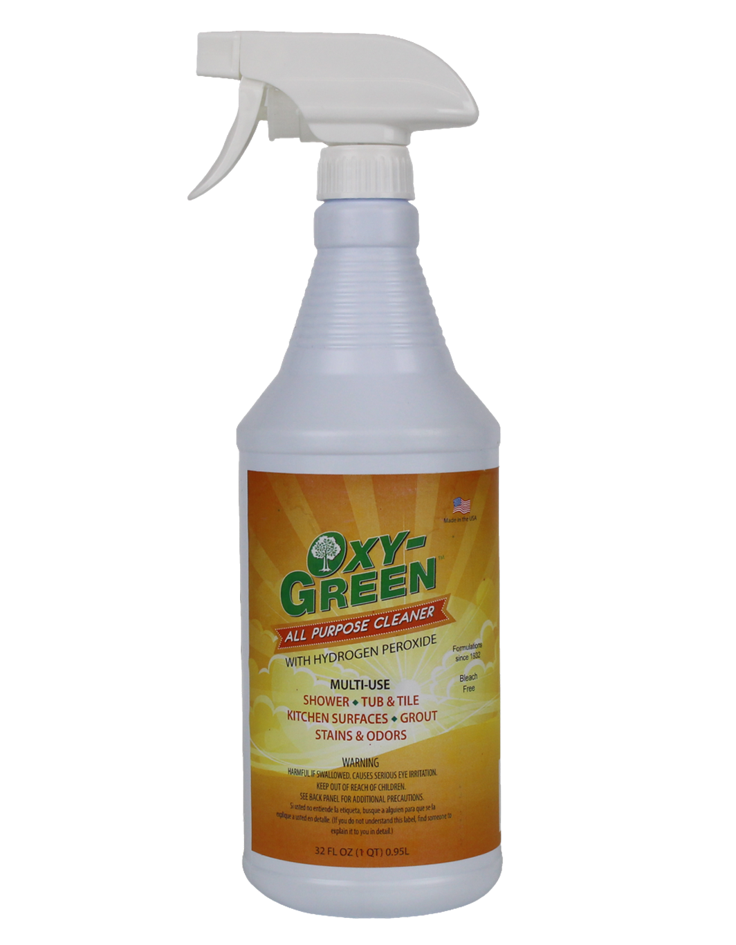 Oxy Green quart with sprayer